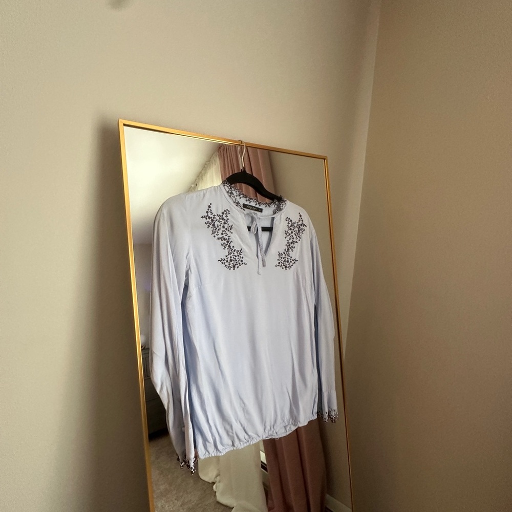 Viscose Blue Nice Blouse